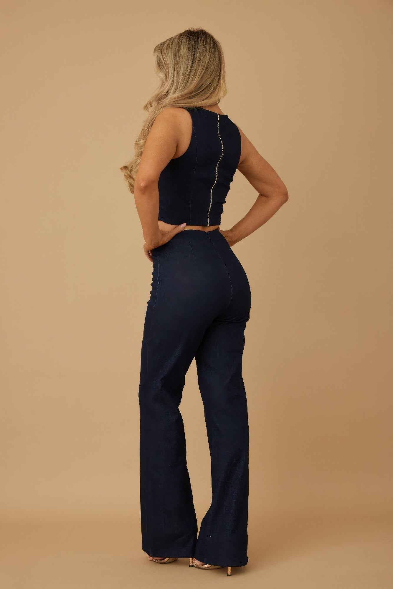Crop Vest Casual Sets