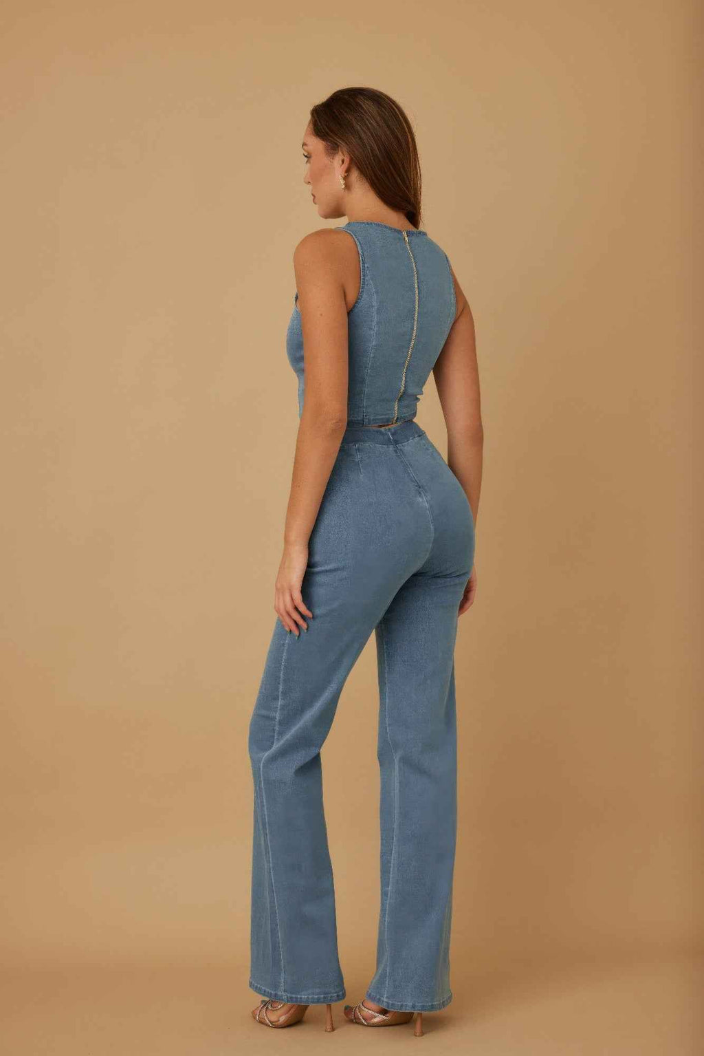 Crop Vest Casual Sets