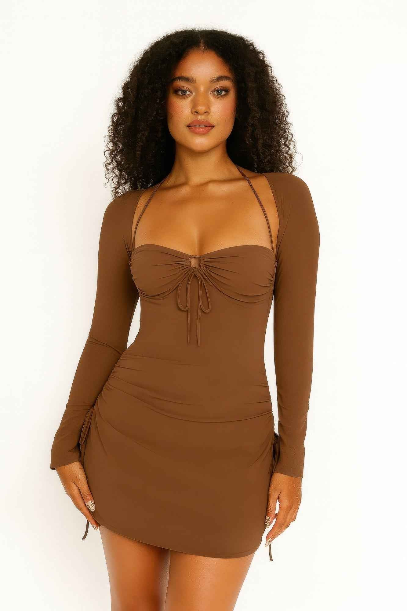 Peek Hole Mini Dress