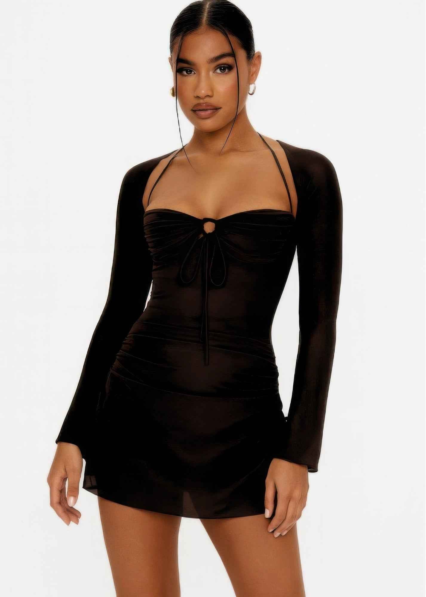 Peek Hole Mini Dress