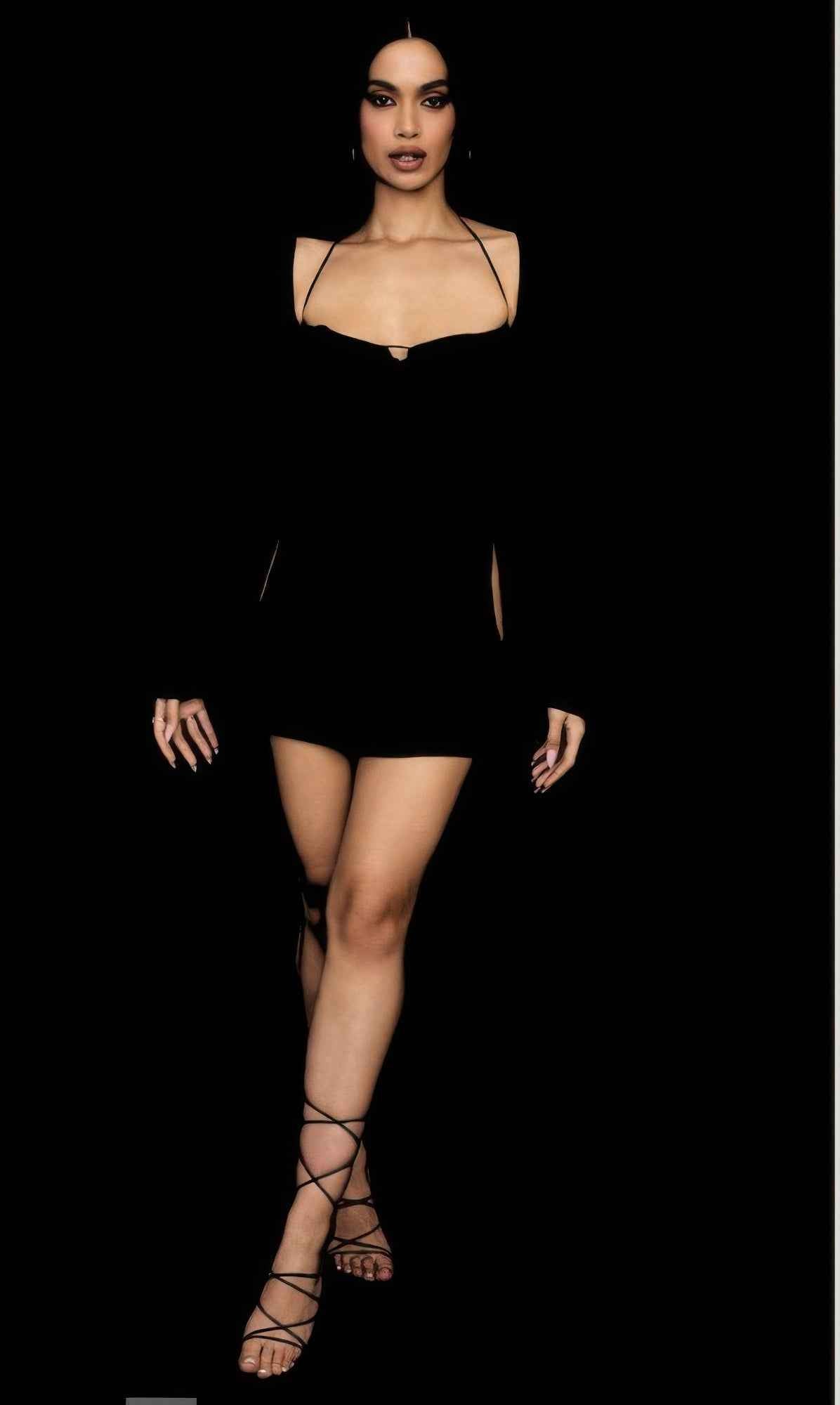 Peek Hole Mini Dress