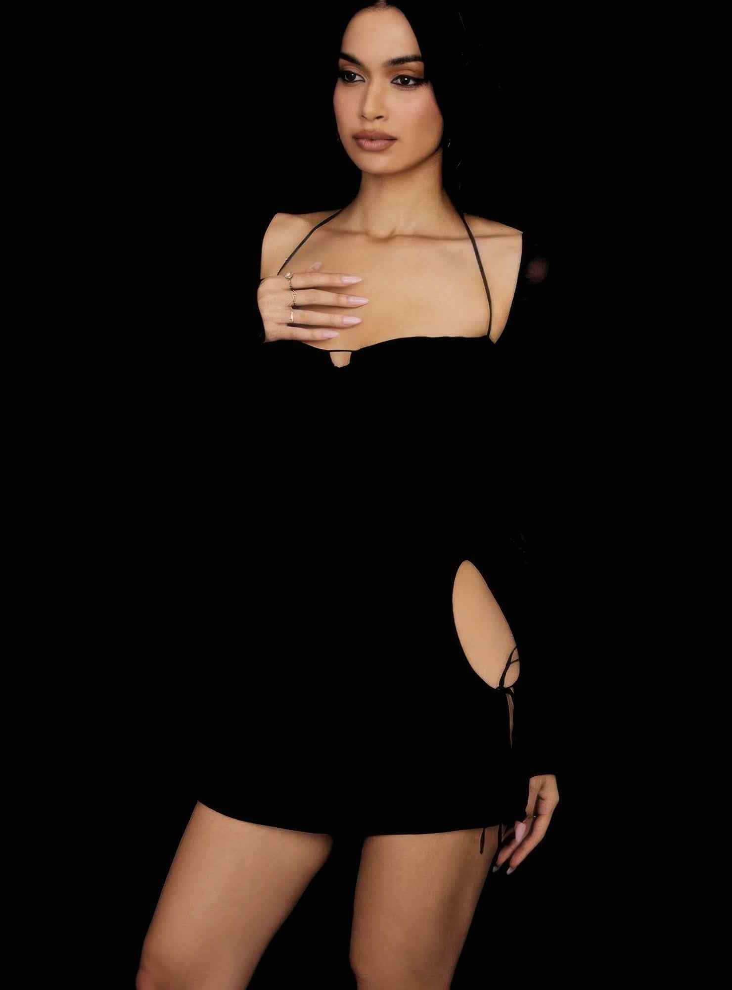 Peek Hole Mini Dress