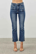 Mid Rise Skinny Crop Tummy Control