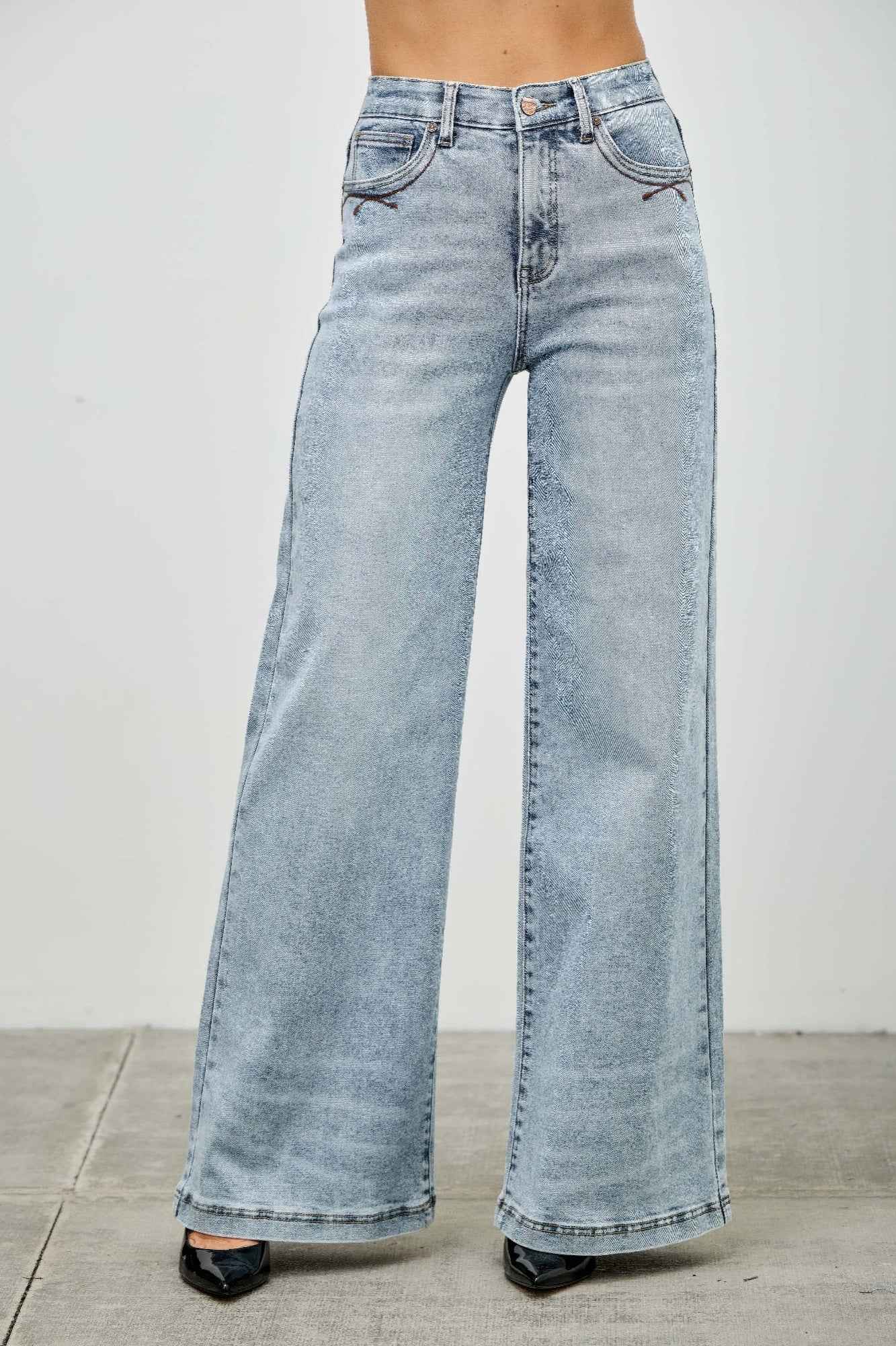 High Rise Wide Leg