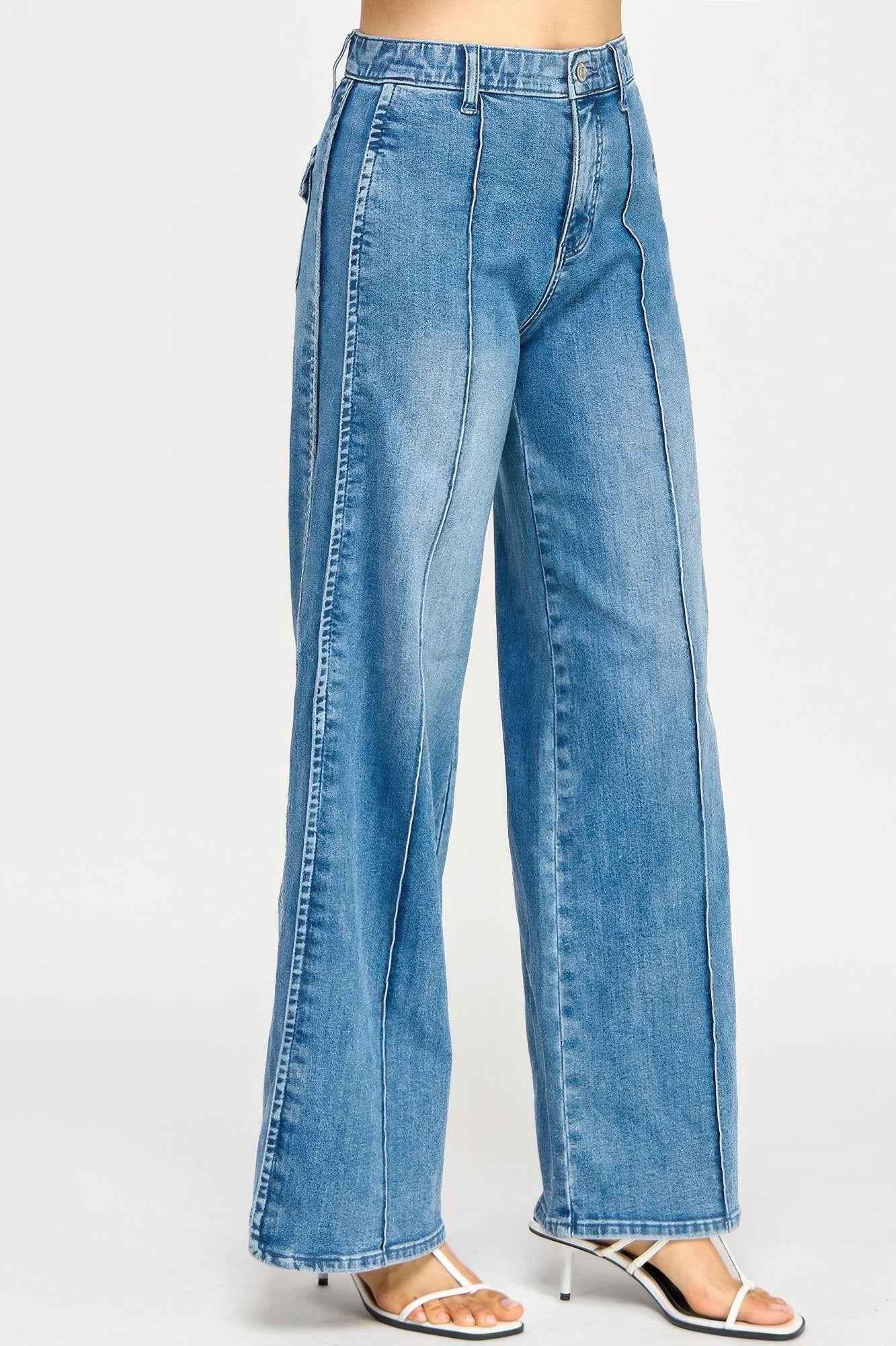 High Rise Wide Leg With Tummy Control