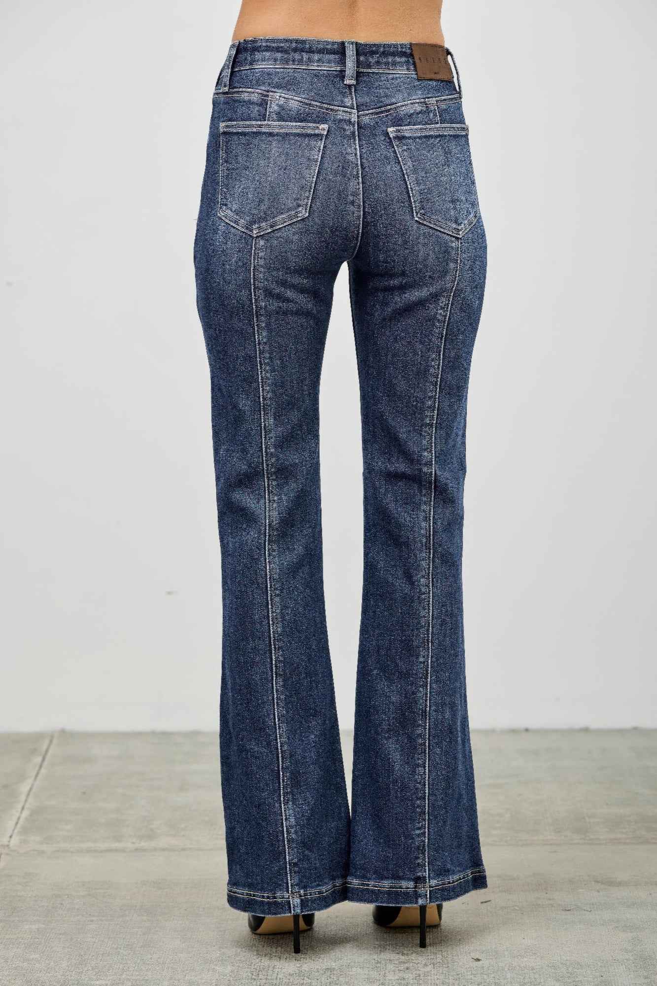 High Rise Boot Cut With Seam Detail
