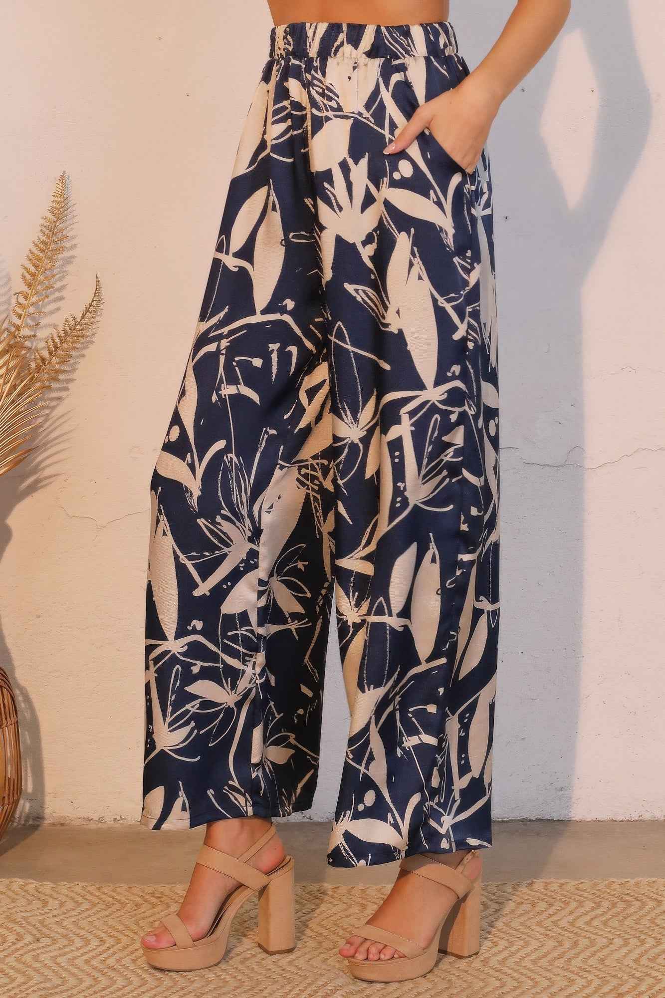 Dreaming Lily Satin Pocket Pants