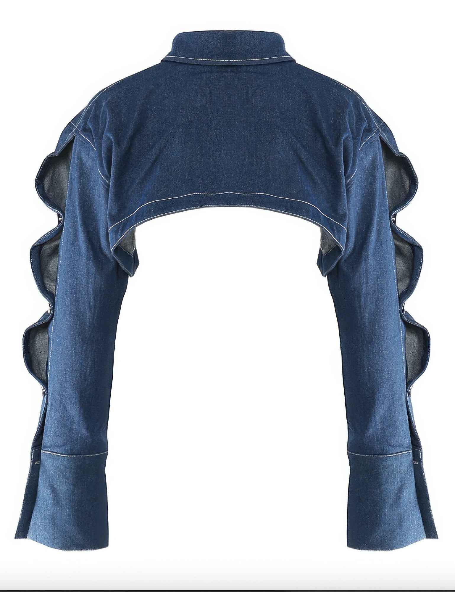 Button Down Denim Bolero