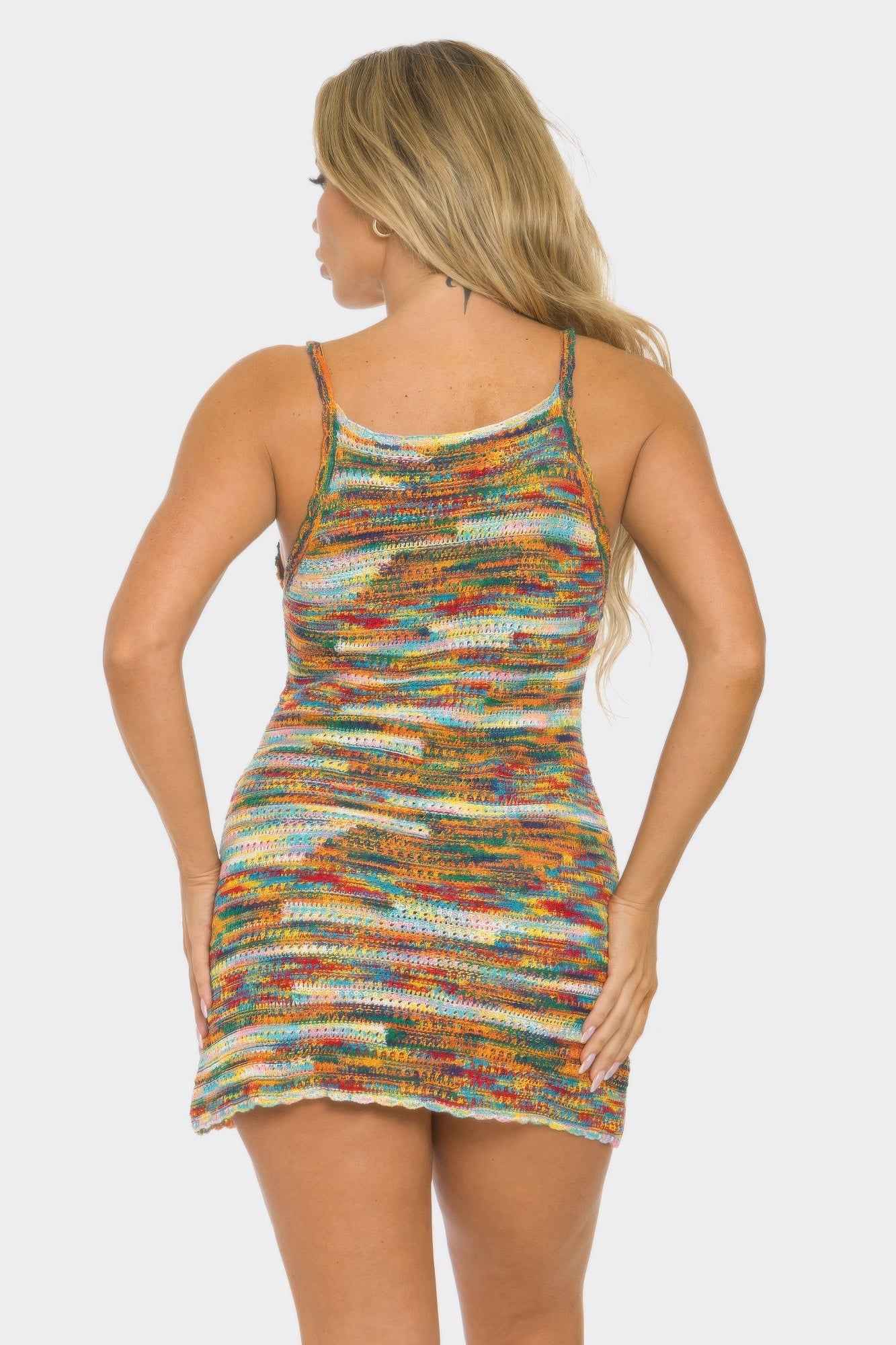 Multi Color Knit Dress