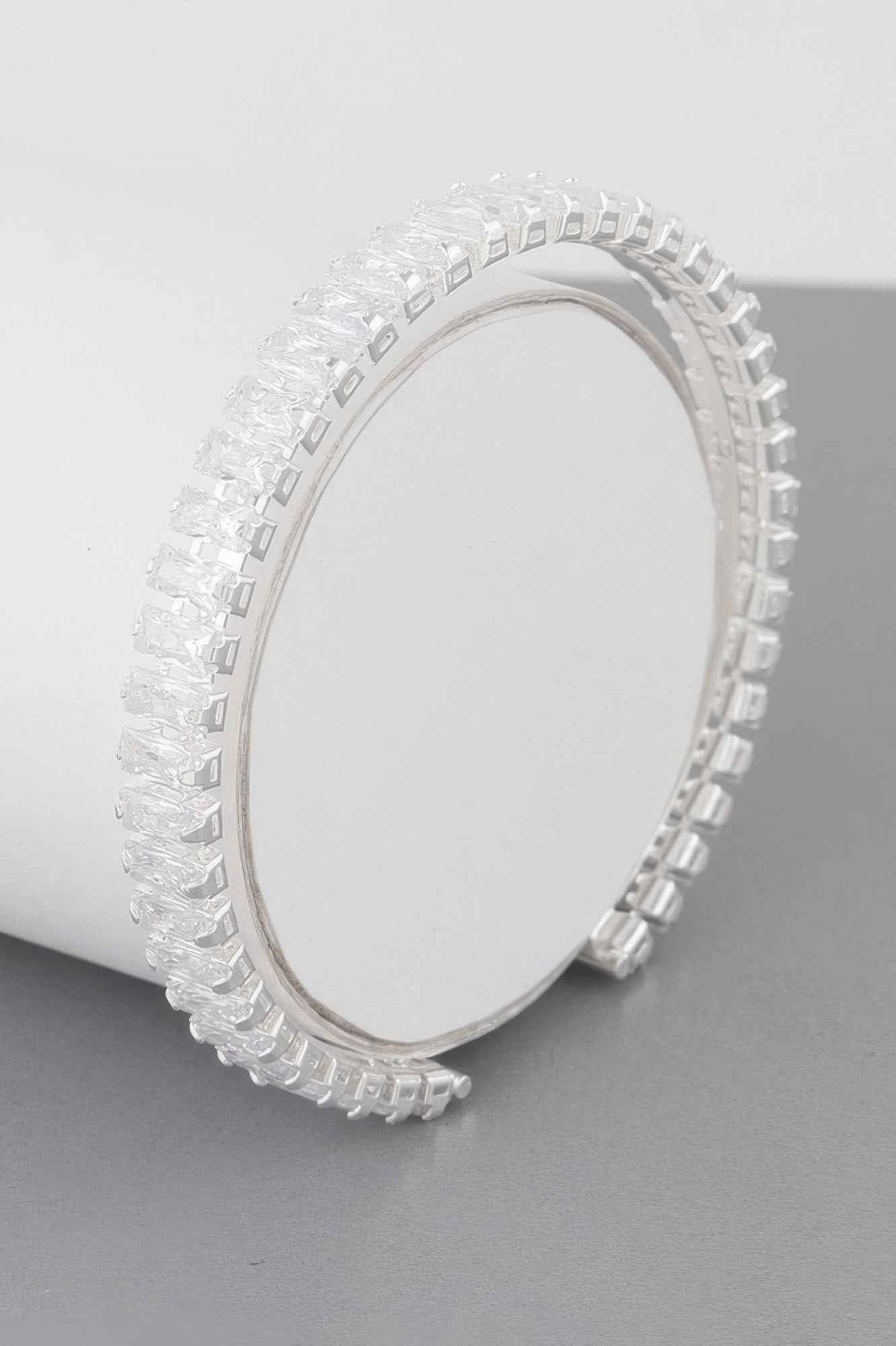 Crystal Bar Cuff Bracelet