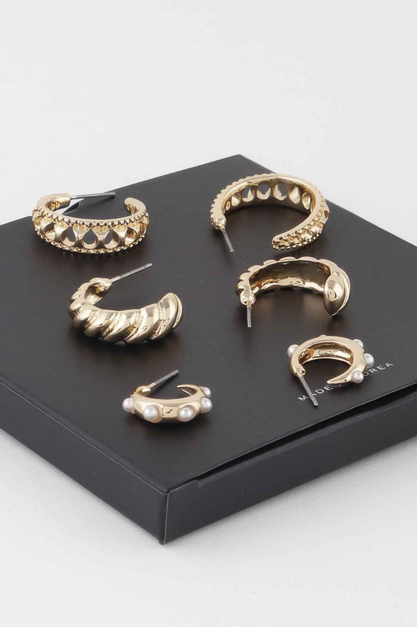 Multi Hoop Earrings Set