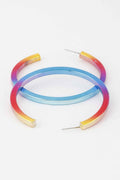 Multi Modern Hoop Earrings