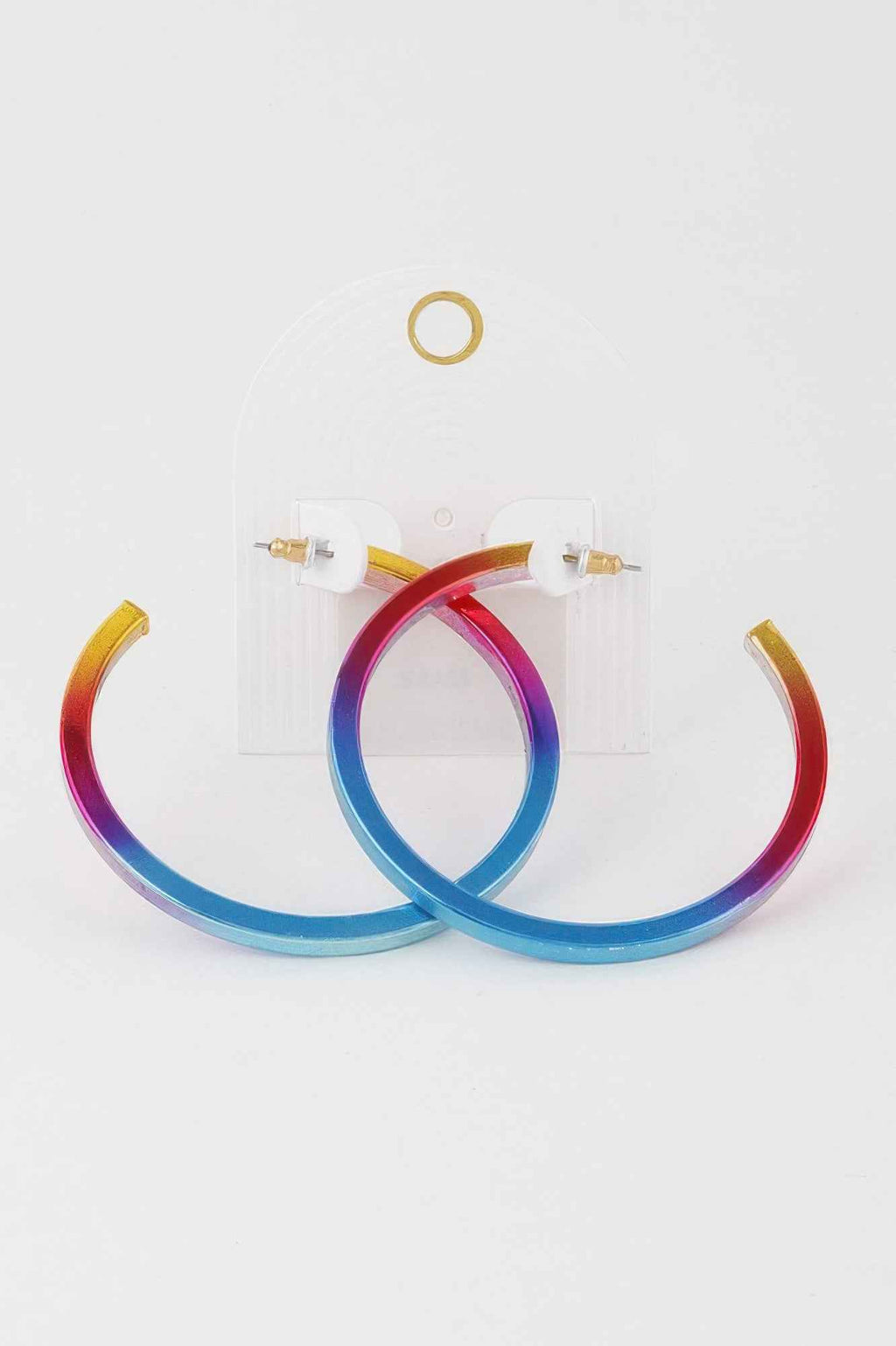 Multi Modern Hoop Earrings
