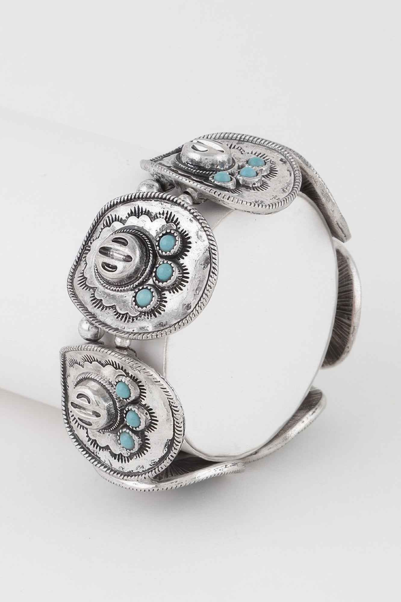 Vintage Stone Plate Bracelet