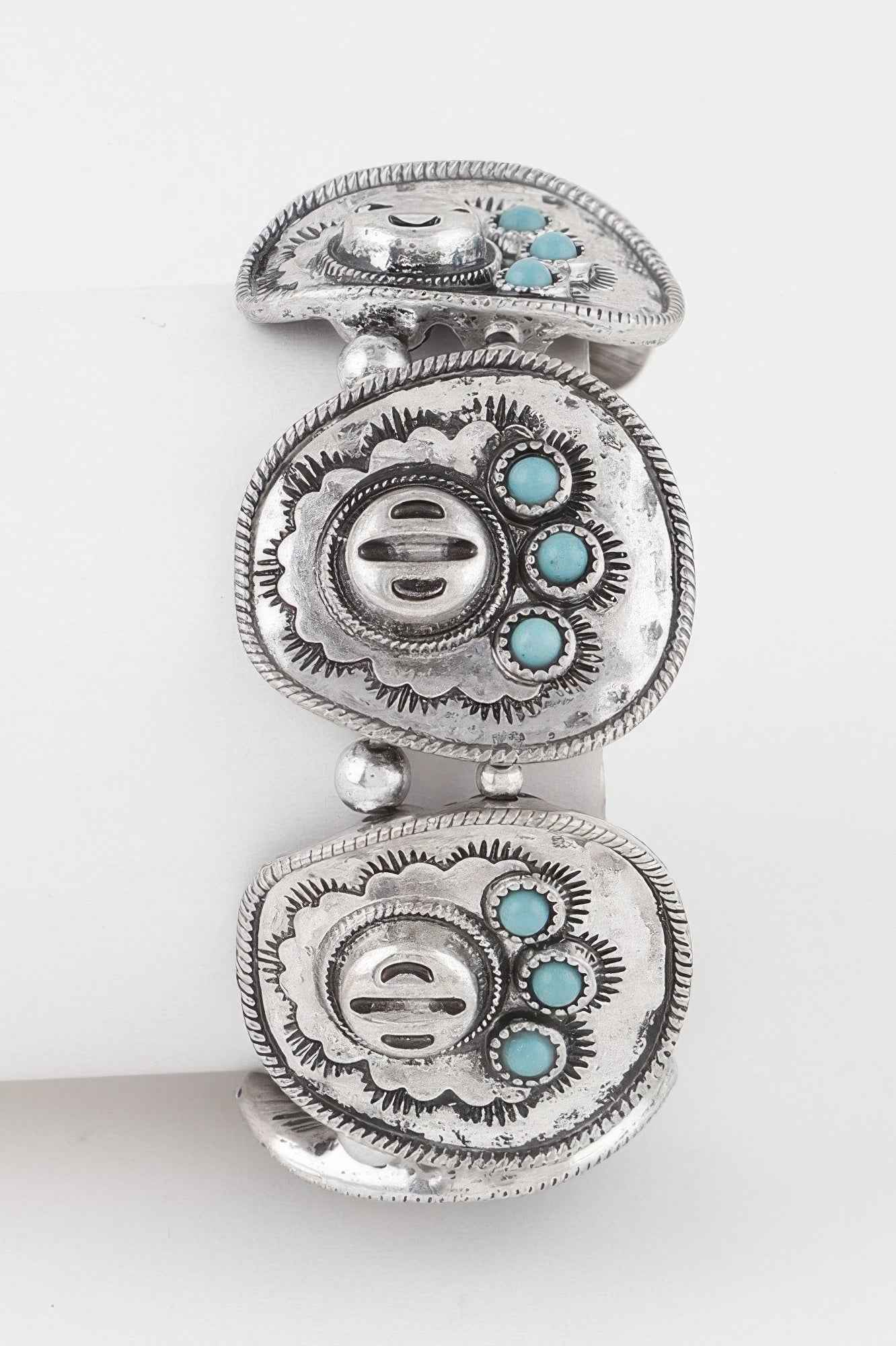 Vintage Stone Plate Bracelet