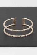 Open Crystal Cuff Bracelet