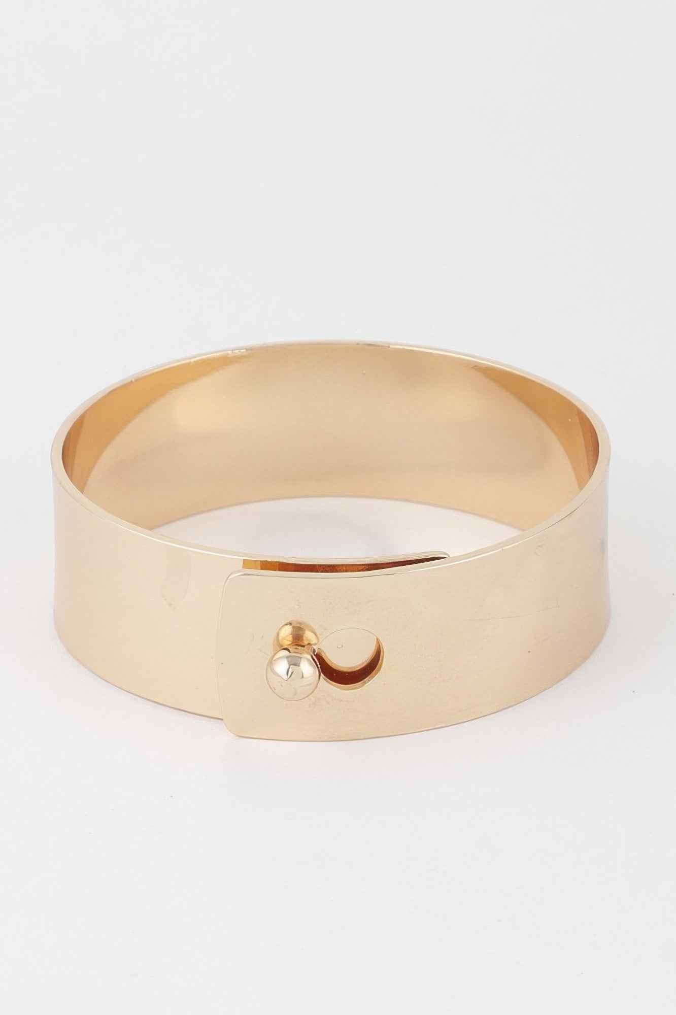 Shiny Toggle Cuff Bracelet