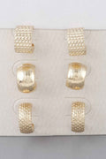 Multi Bulky Hoop Earrings Set
