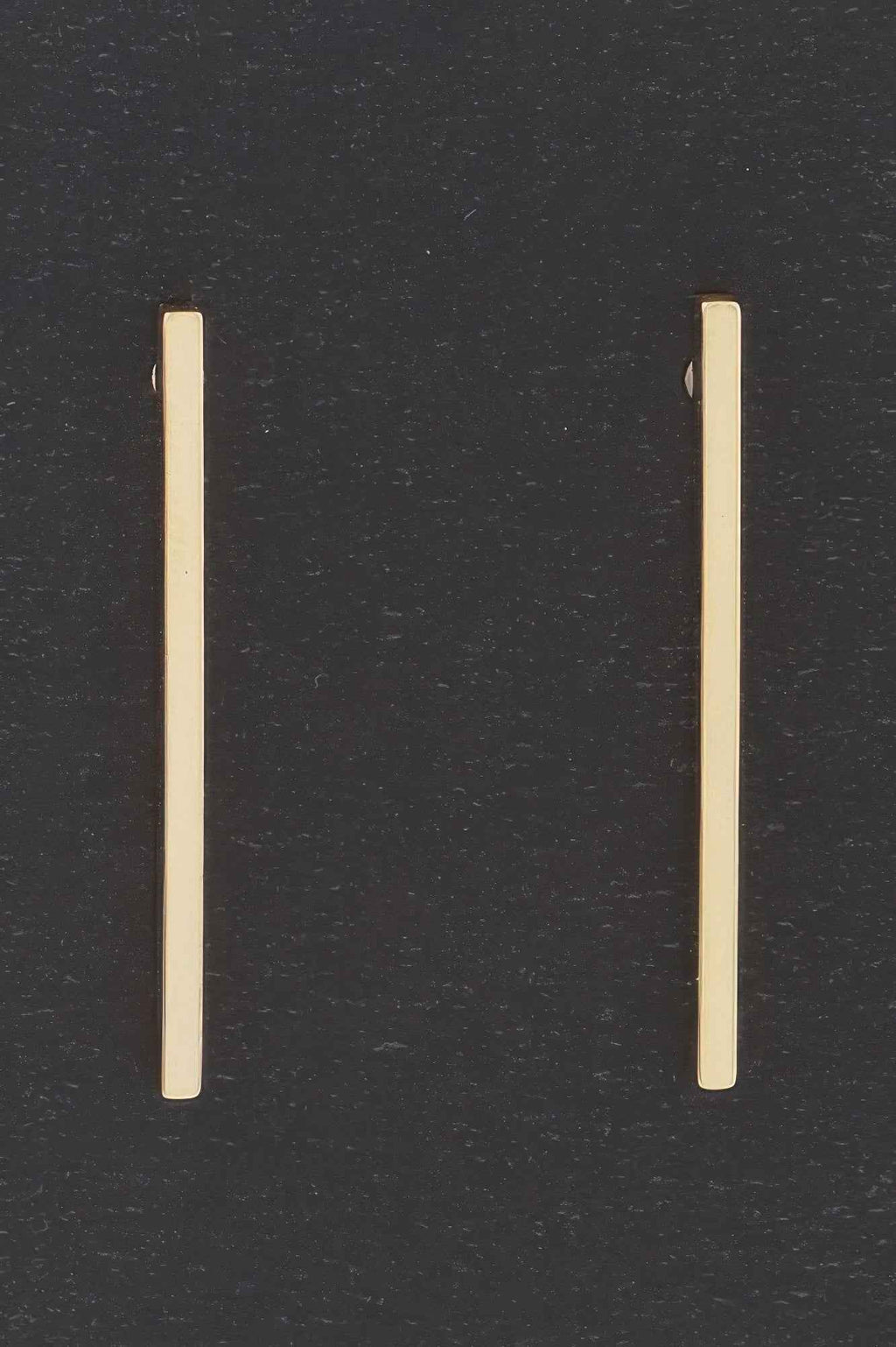 Dipped Metal Bar Earrings