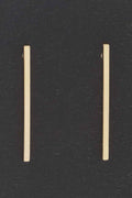 Dipped Metal Bar Earrings