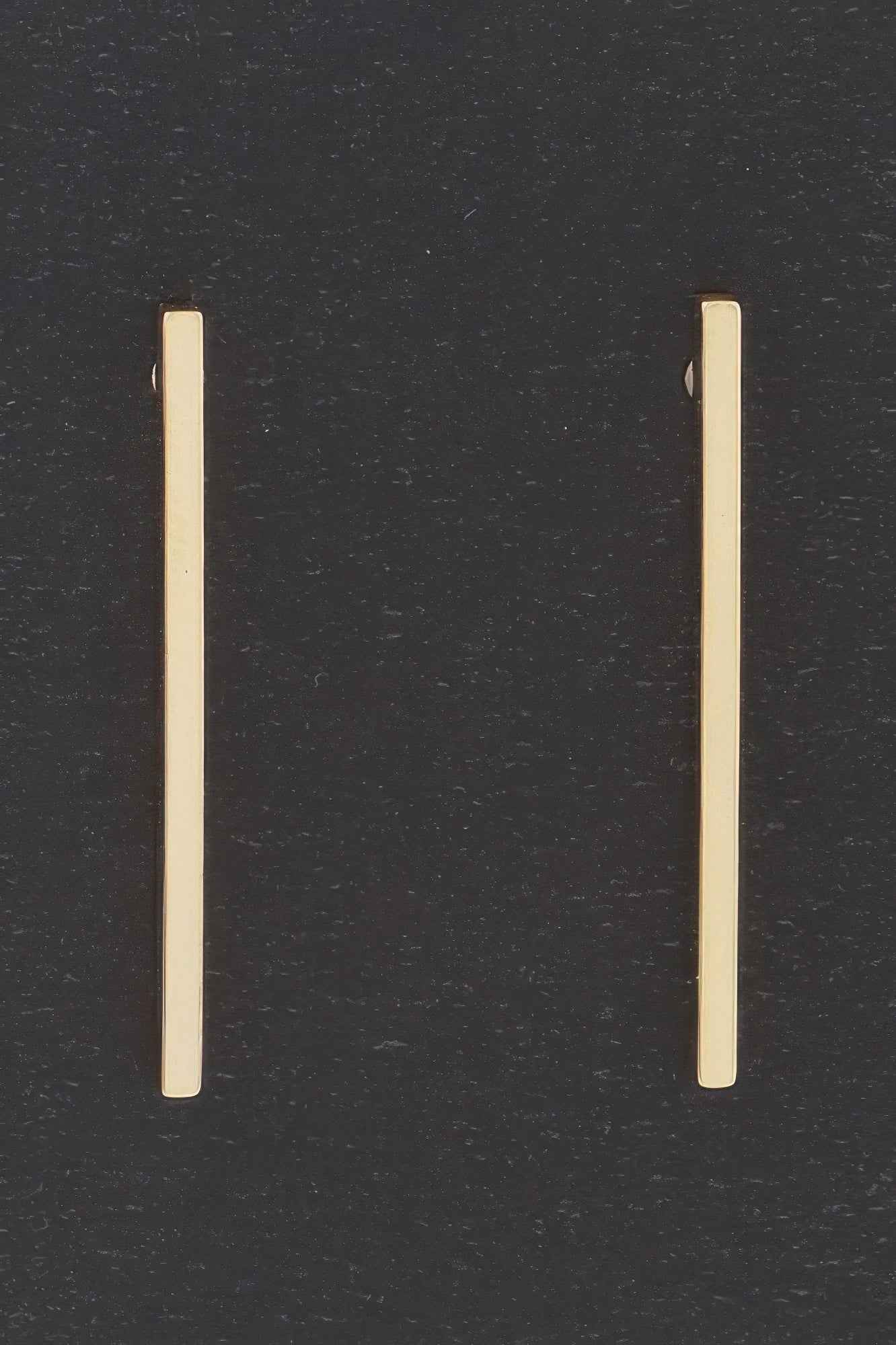 Dipped Metal Bar Earrings