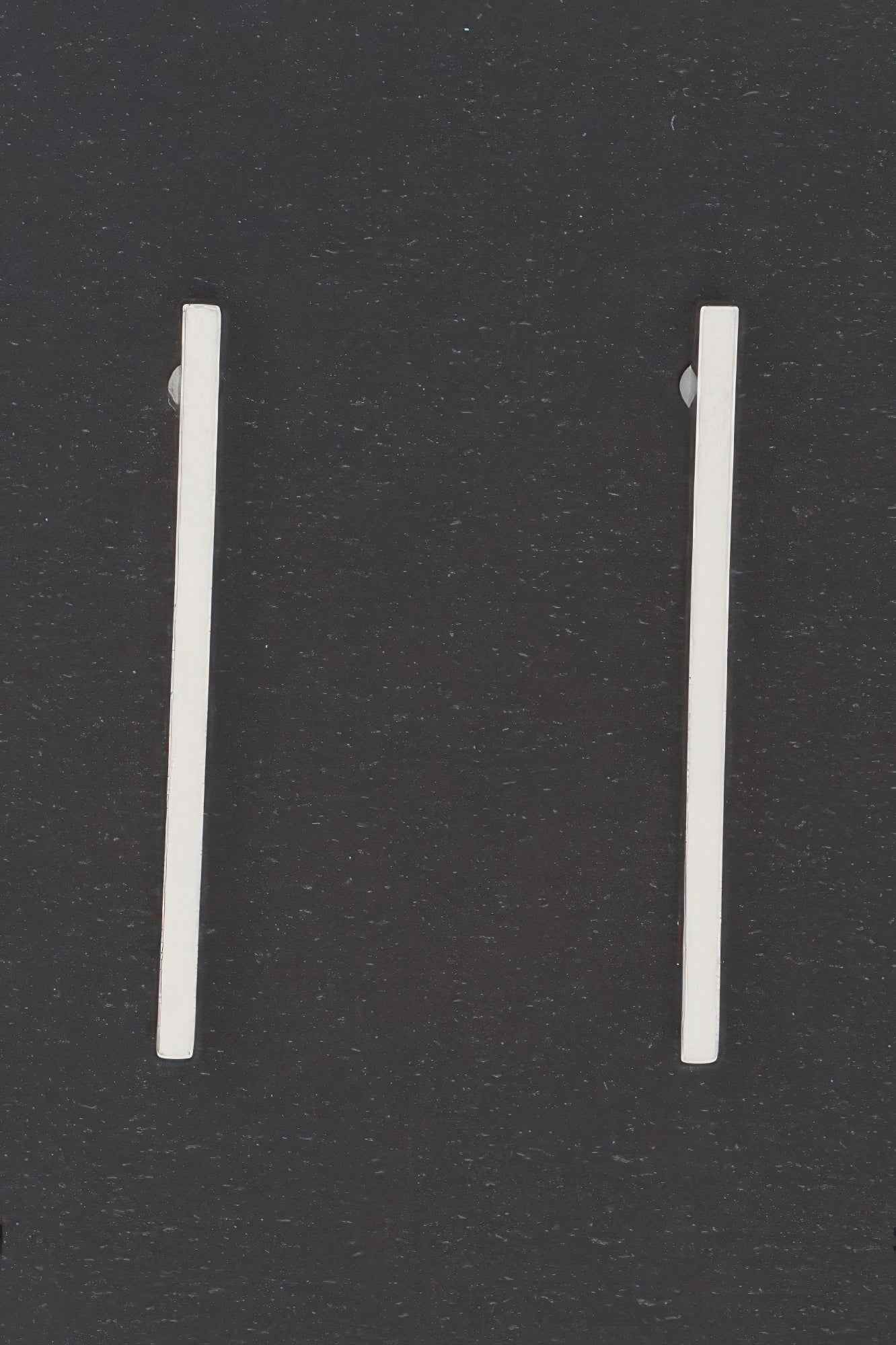Dipped Metal Bar Earrings