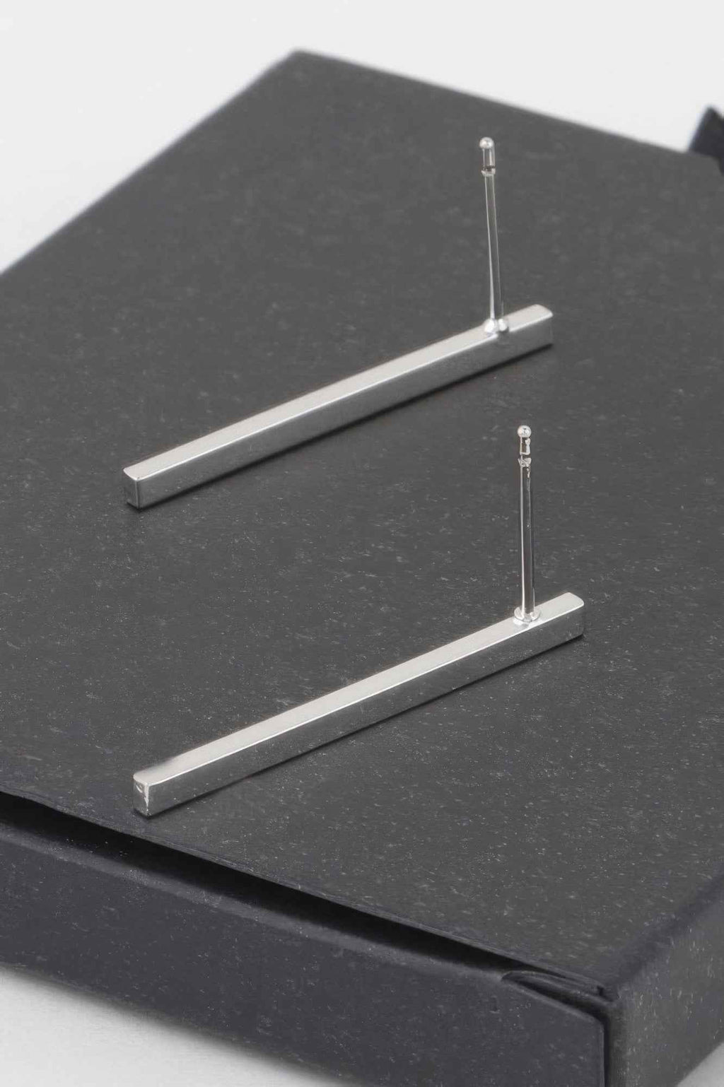 Dipped Metal Bar Earrings