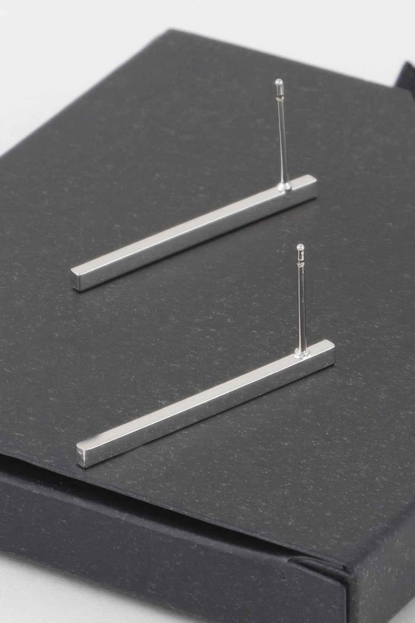 Dipped Metal Bar Earrings