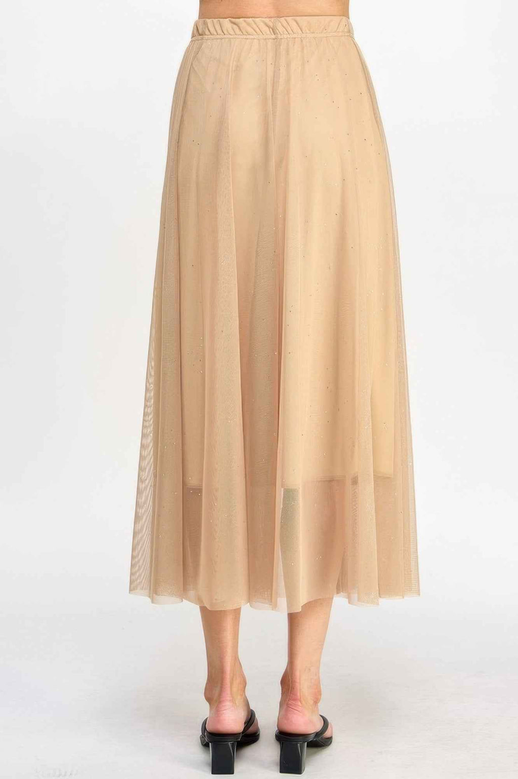 Mesh Glitter Skirt