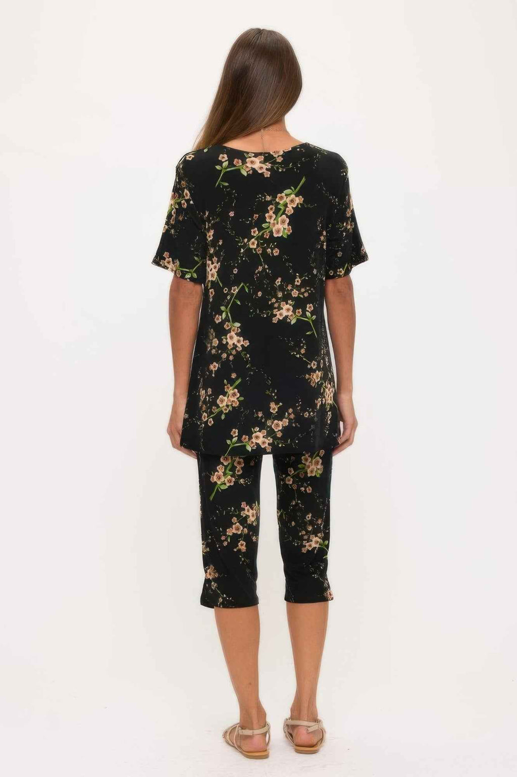 Print Bns Capri Pants Set