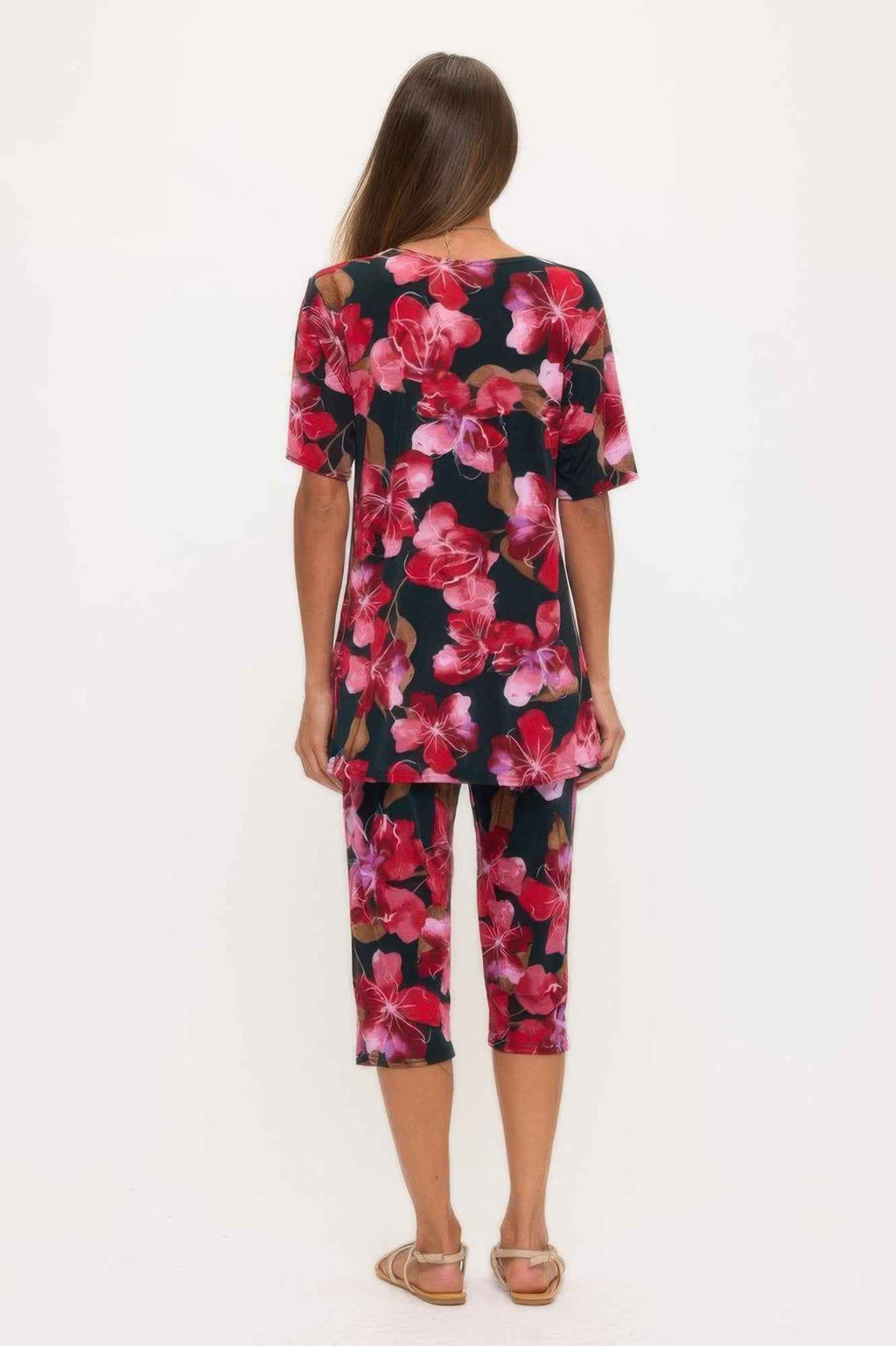 Print Bns Capri Pants Set