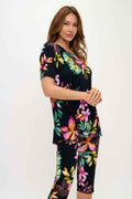 Print Bns Capri Pants Set