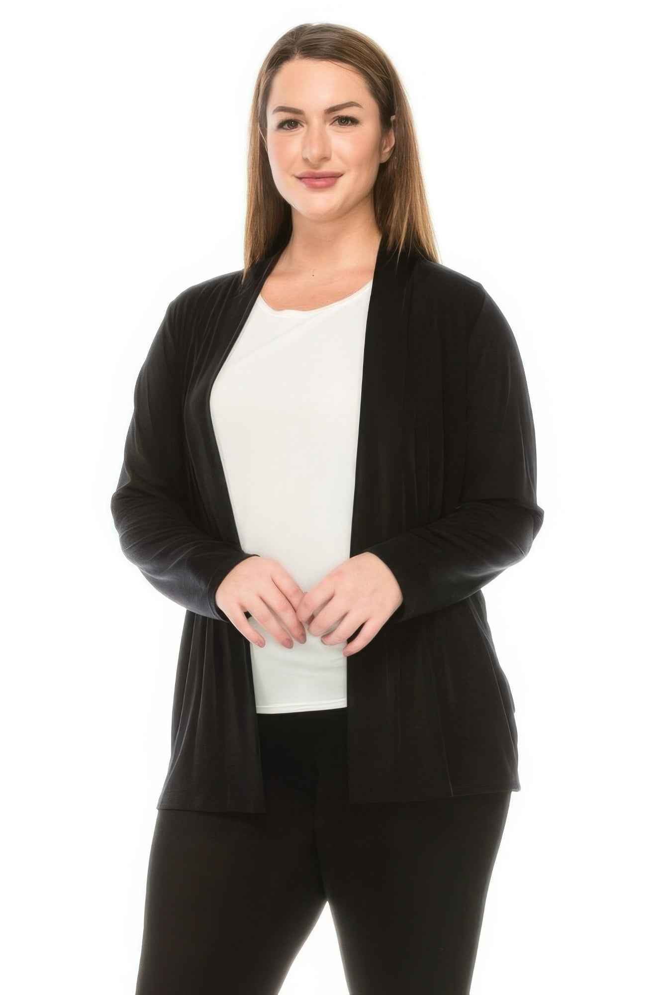 Long Sleeve Acetate Cardigan Jacket