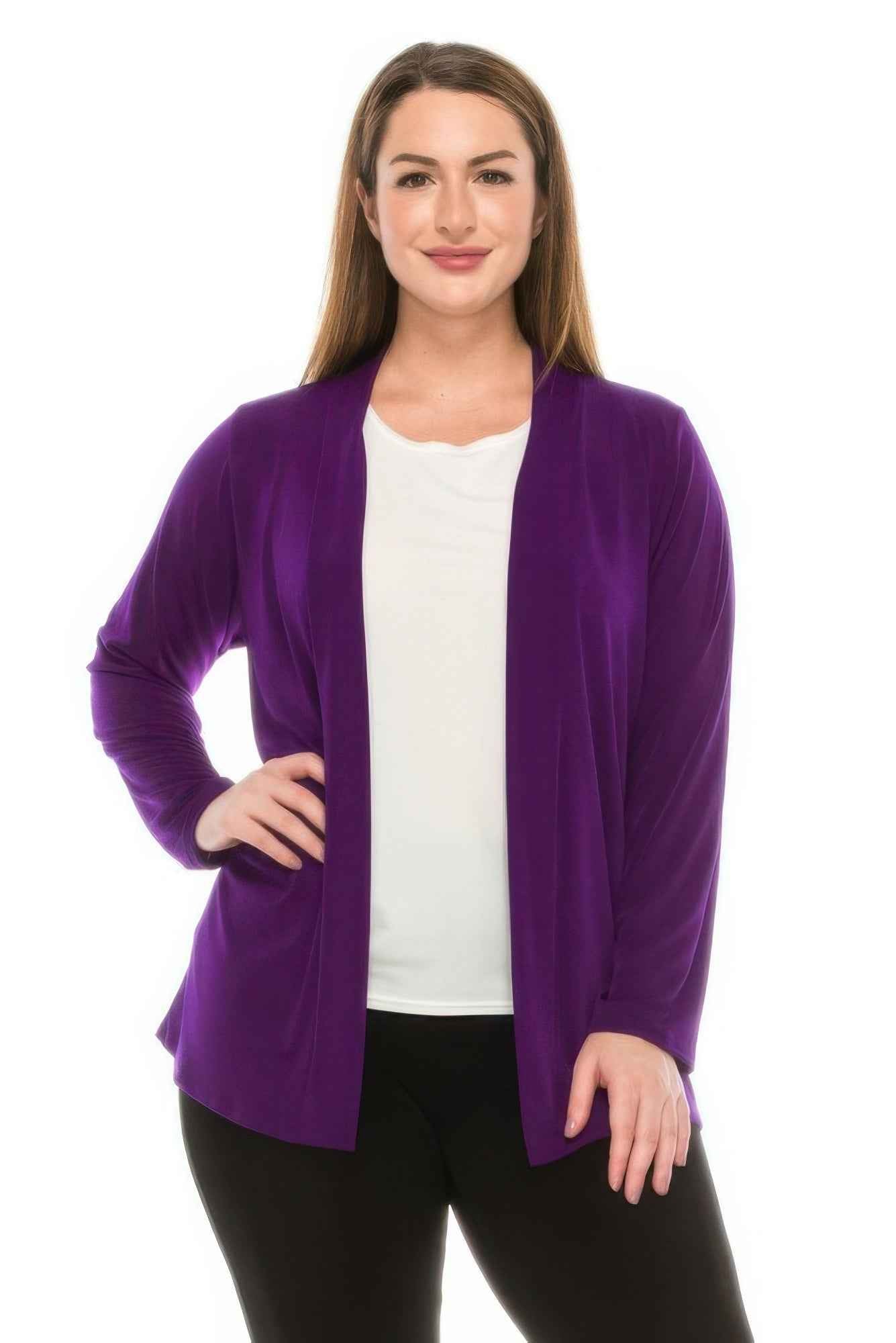 Long Sleeve Acetate Cardigan Jacket
