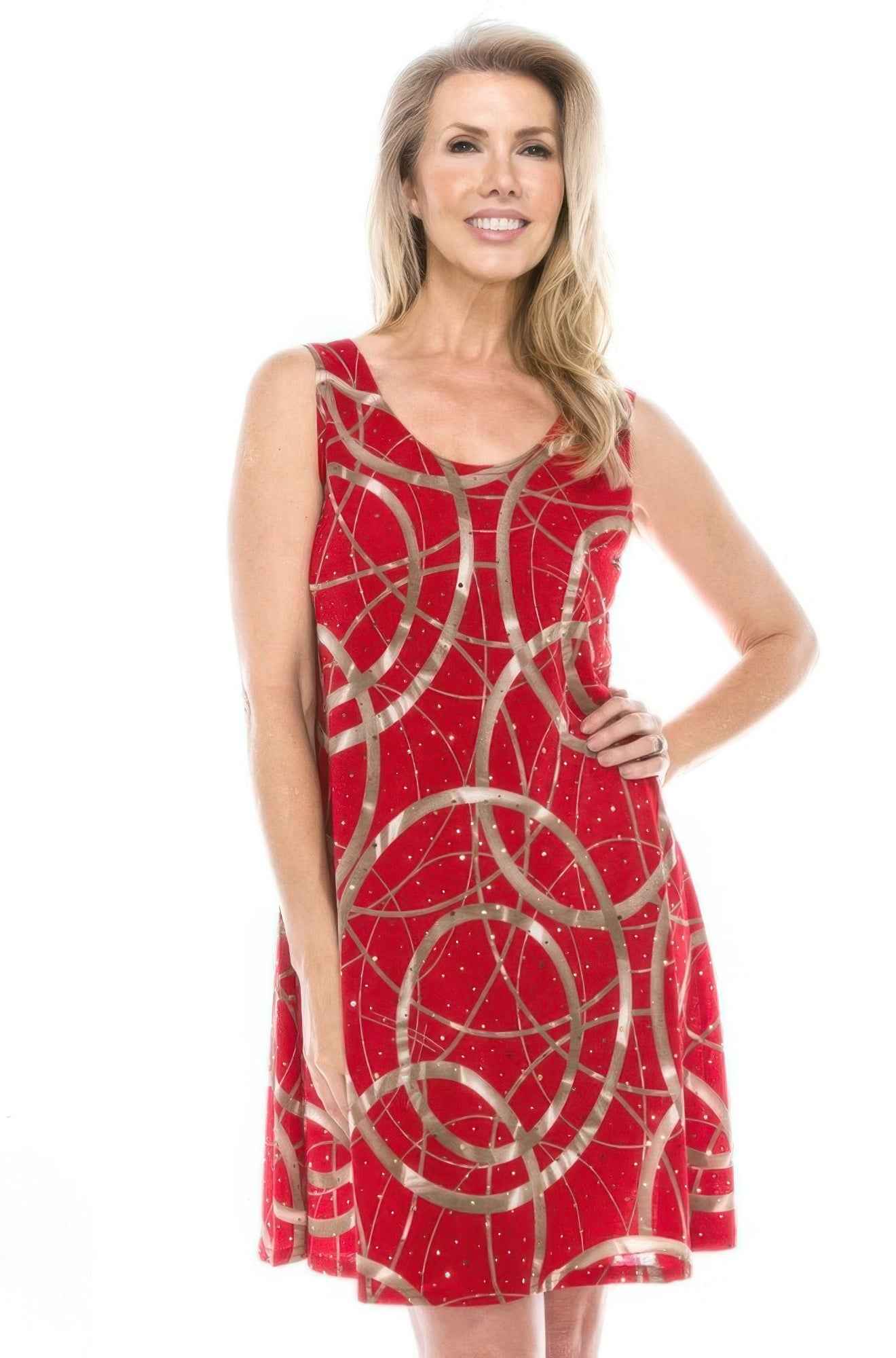 Glitter Short Tank Dress
