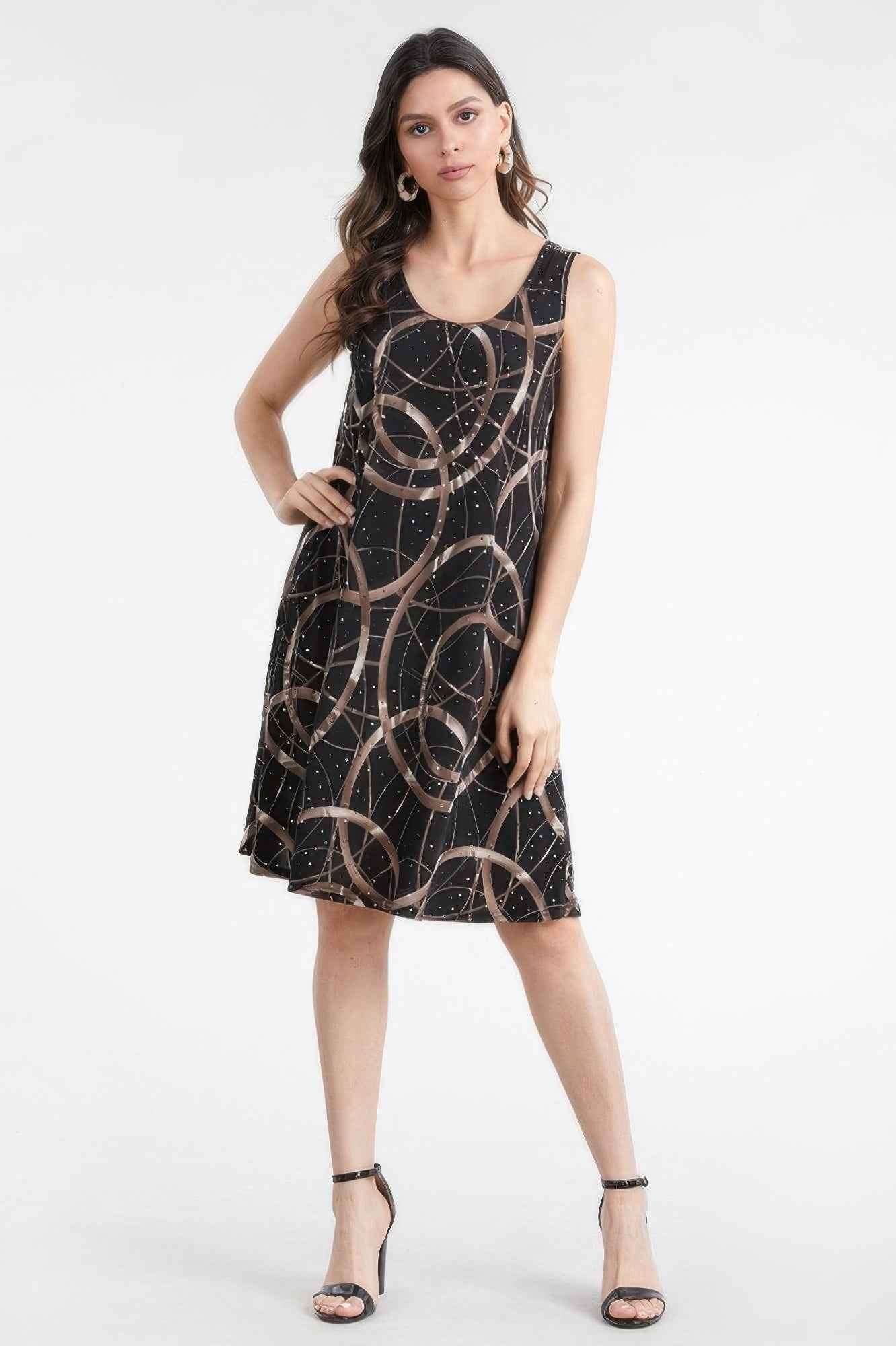 Glitter Short Tank Dress