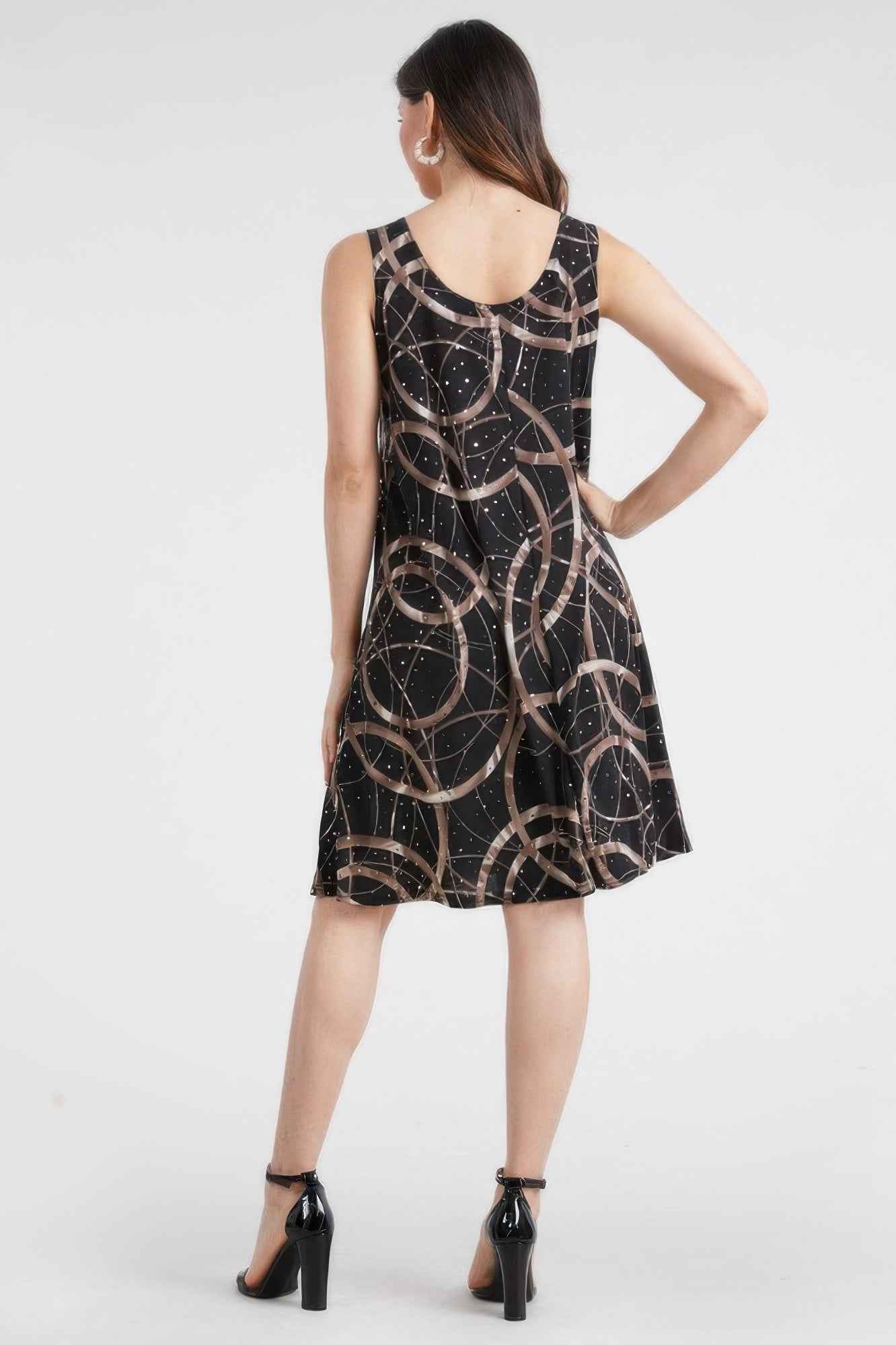 Glitter Short Tank Dress