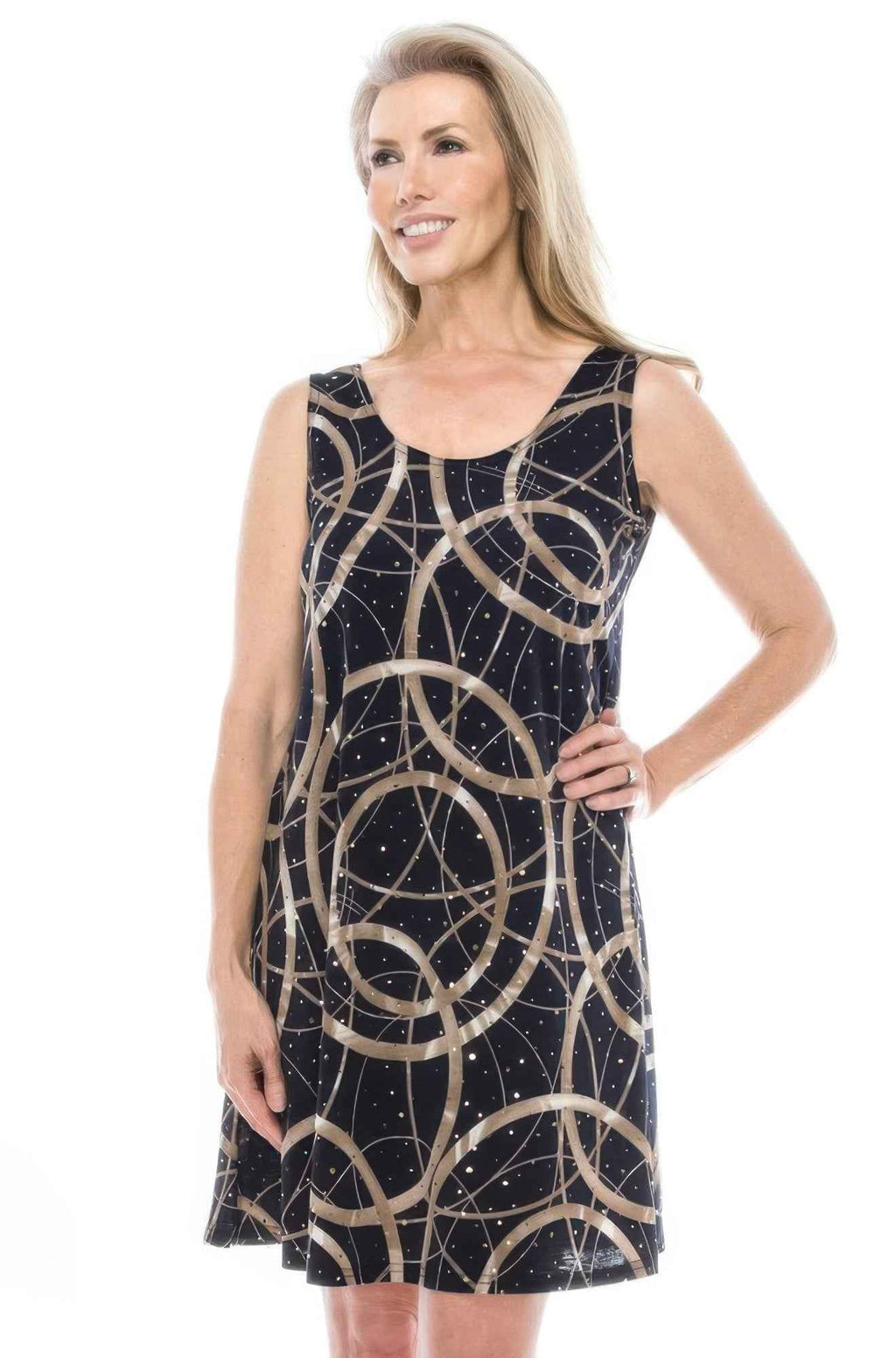 Glitter Short Tank Dress