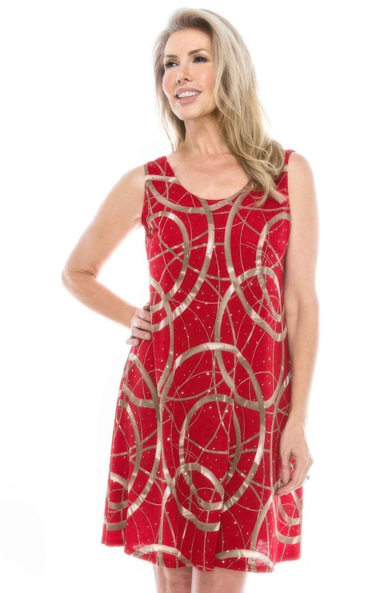 Glitter Short Tank Dress