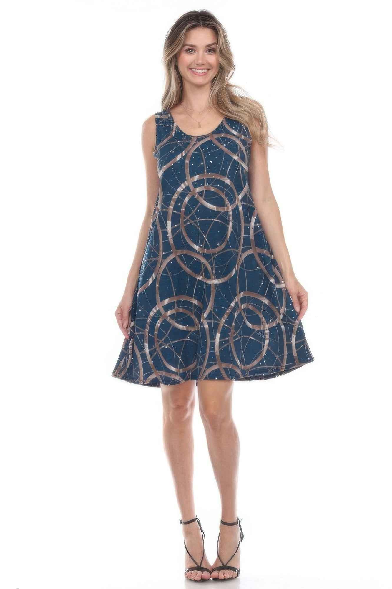 Glitter Short Tank Dress