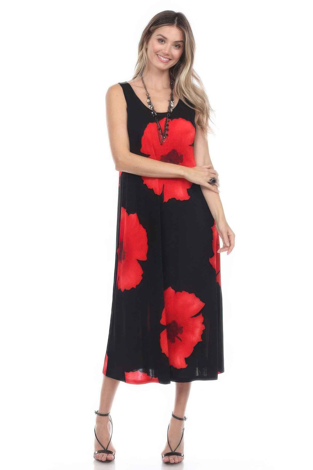 Sleeveless And Soft Long Dress