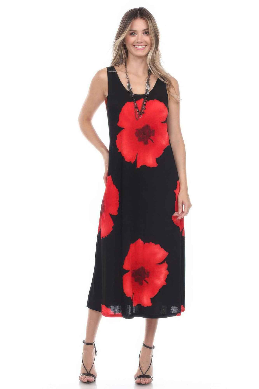 Sleeveless And Soft Long Dress