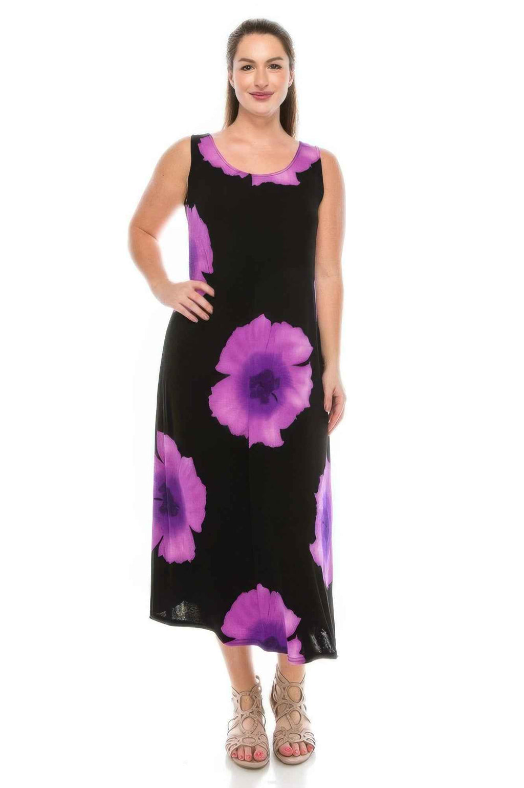 Sleeveless And Soft Long Dress
