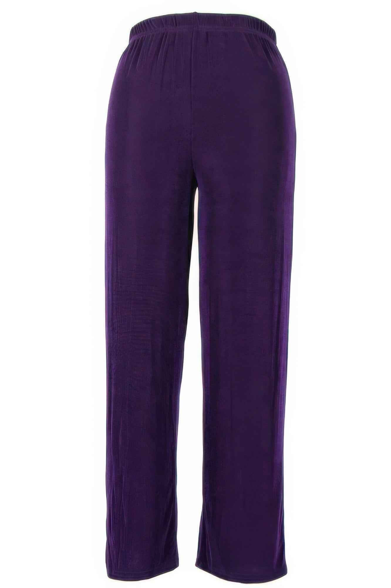 Jostar Stretchy Acetate Solid Long Plus Pants