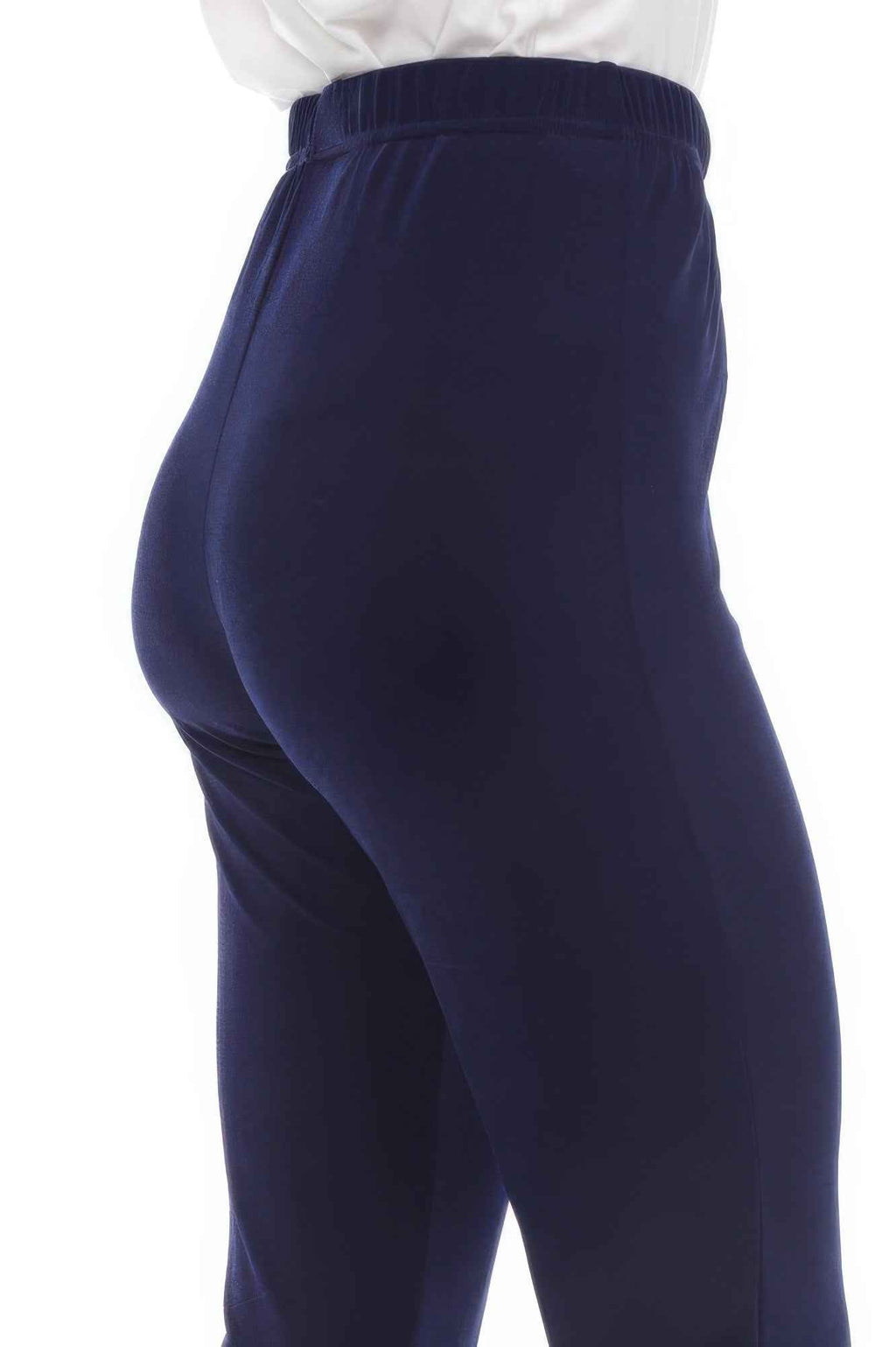 Stretchy Solid Capri Pants