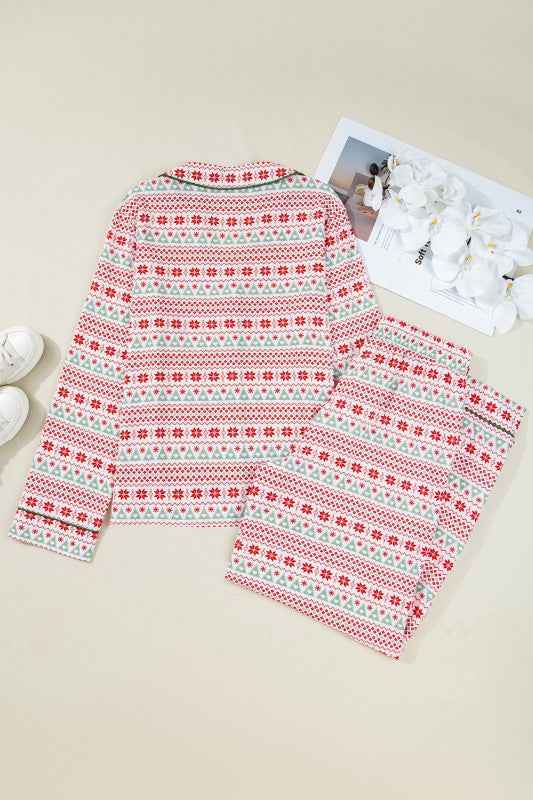 Christmas Shirt and Pants Pajama Set