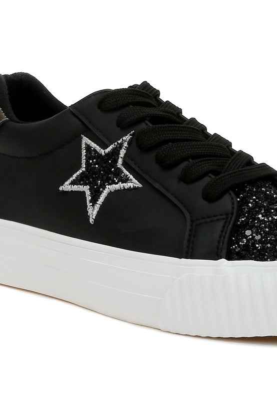 Merida Glitter Patch Chunky Sneakers