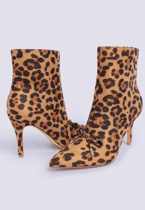 Vilda Leopard Print Stiletto Boots