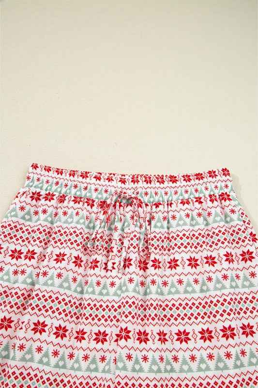 Christmas Shirt and Pants Pajama Set