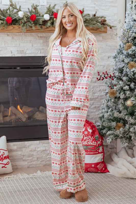 Christmas Shirt and Pants Pajama Set